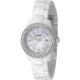 Fossil ES2437 LD SM RD Wht Plst Watch